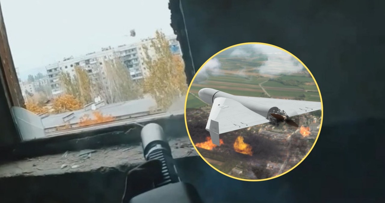 Rosyjski dron-samobójca zniszczony jednym strzałem. Jest nagranie