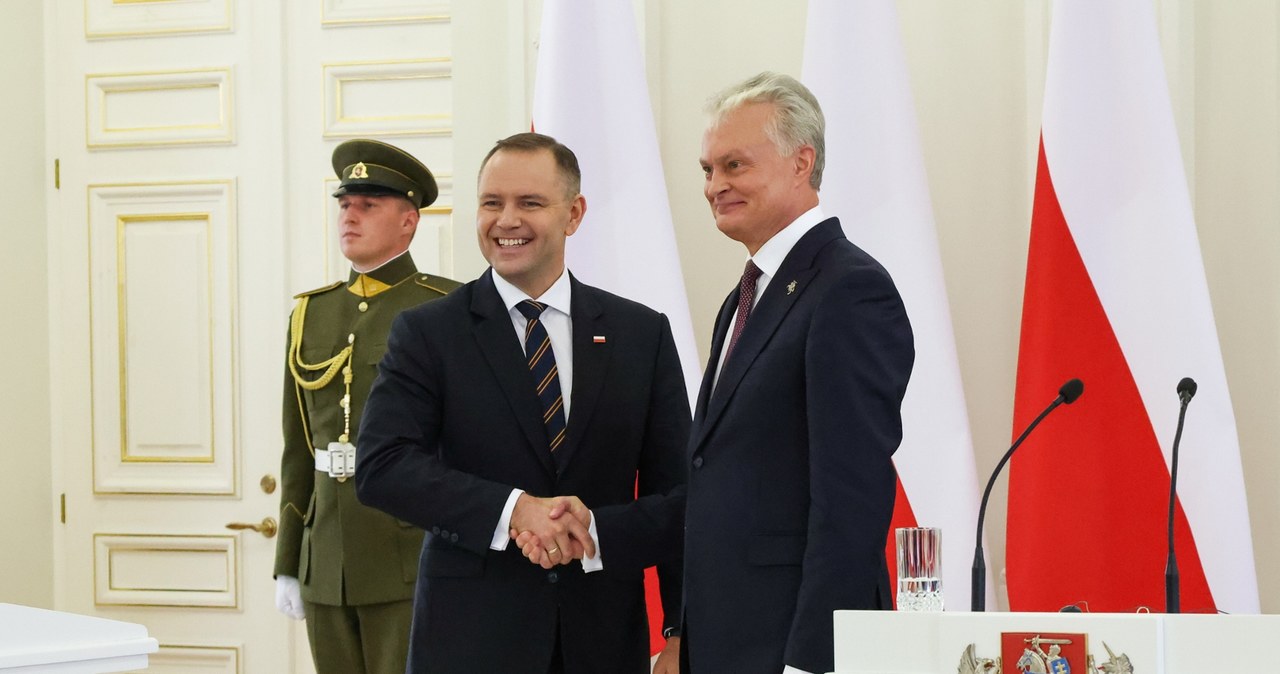 Nawrocki w Wilnie: Potrafimy wspólnie reagować na zagrożenie ze strony Rosji