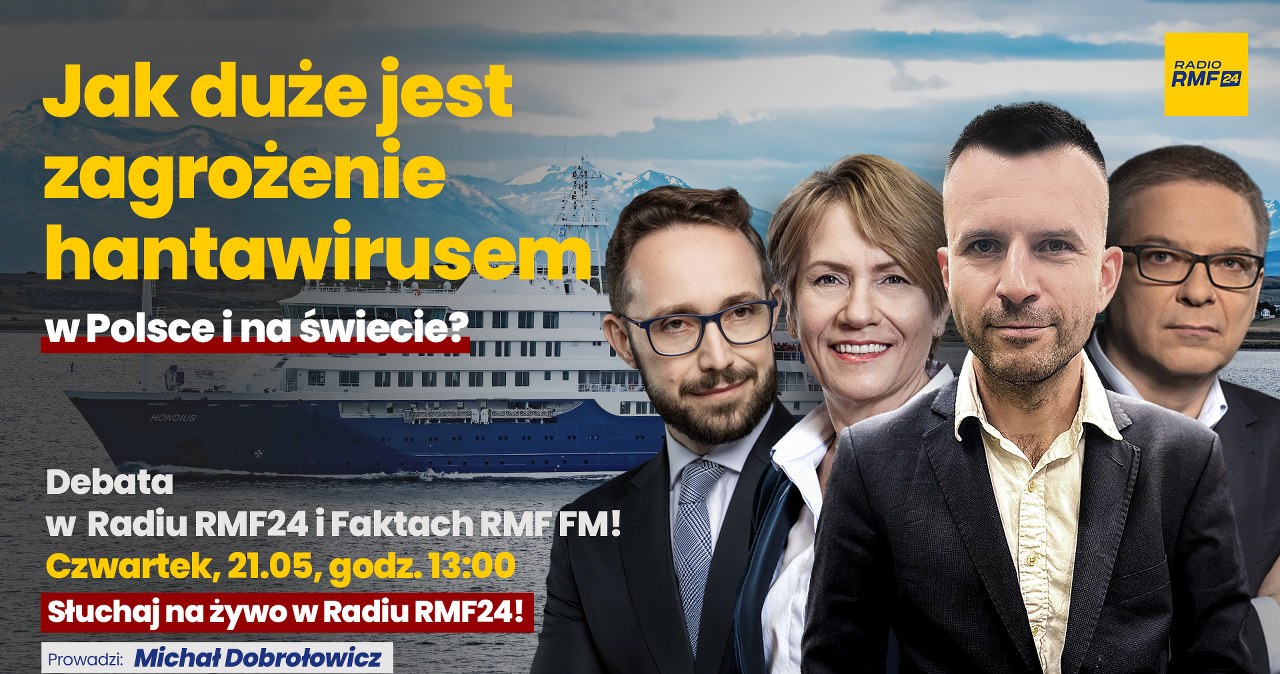 Jak groźny jest hantawirus? Debata w Faktach RMF FM i w Radiu RMF24