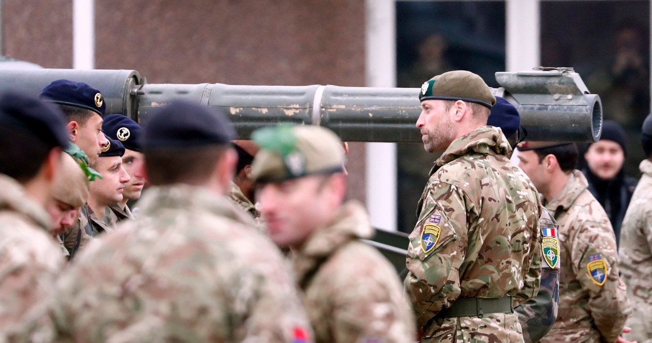 ​Mocny komunikat księcia Williama z czołgu znad granicy z Rosją
