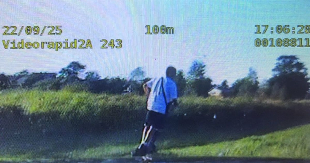 ​Rozpędzona hulajnoga, a za nią radiowóz. Szalony rajd 14-latka