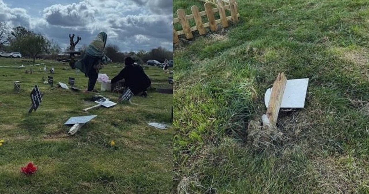 Groby niemowląt i dzieci zniszczone. Odrażający akt wandalizmu