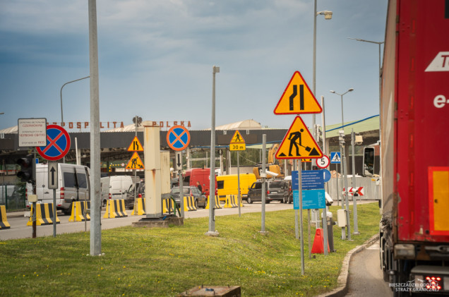 Przejście graniczne w Medyce zamknięte dla autokarów wjeżdżających do Polski