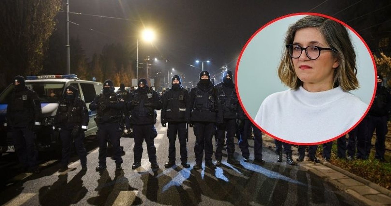 Gazem w oczy posłanki. Były policjant oskarżony