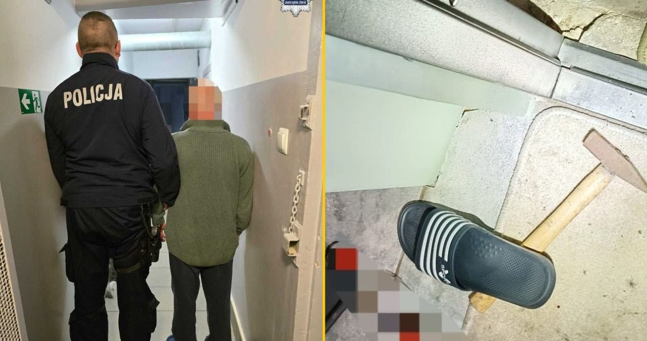 Nocny atak z młotkiem w ręku. 59-latek wtargnął na posesję byłej partnerki