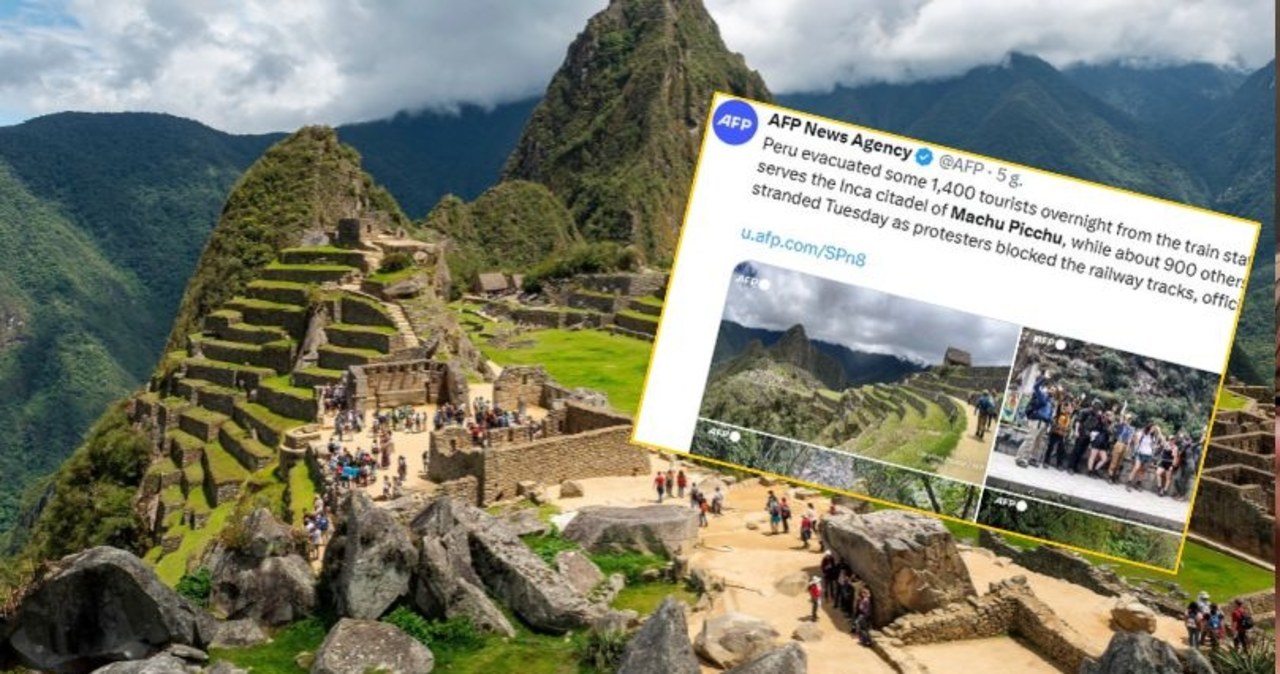 Wielka ewakuacja z Machu Picchu. Polacy wśród turystów
