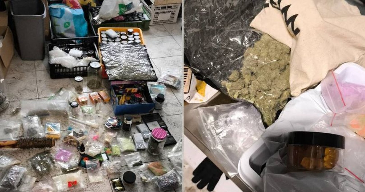 Narkotykowy asenał w centrum Łodzi. Mężczyźni wpadli na gorącym uczynku