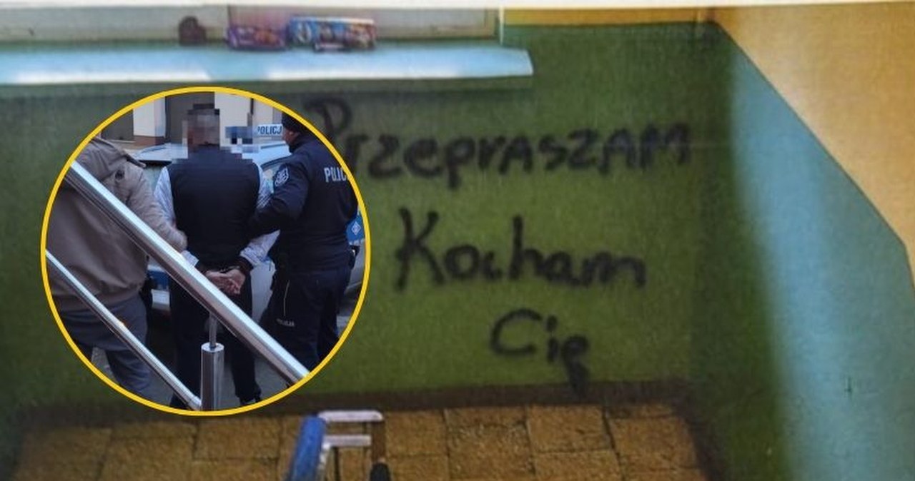 Przeprosił i wyznał miłość w bloku. 23-latek z zarzutami