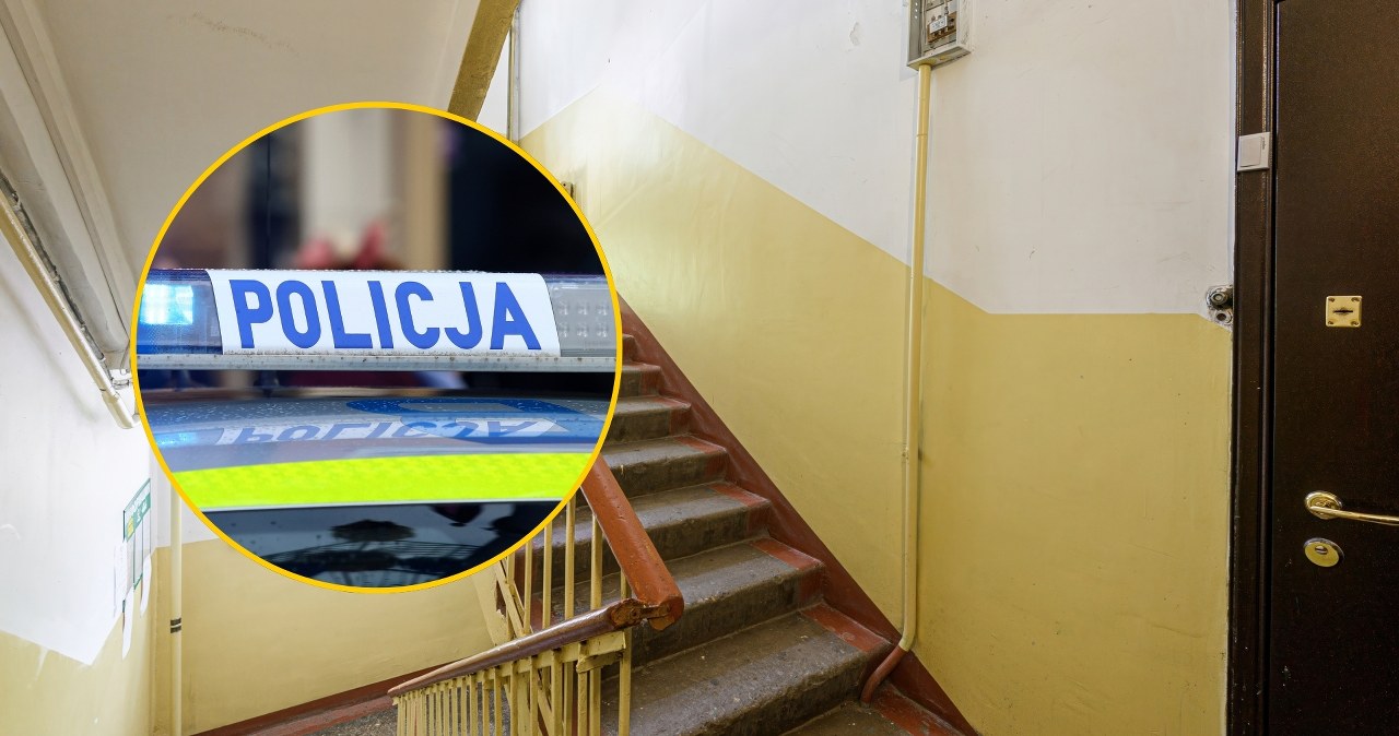 "Zakrwawiona twarz, ubranie i akta". Komornik pobity na klatce schodowej