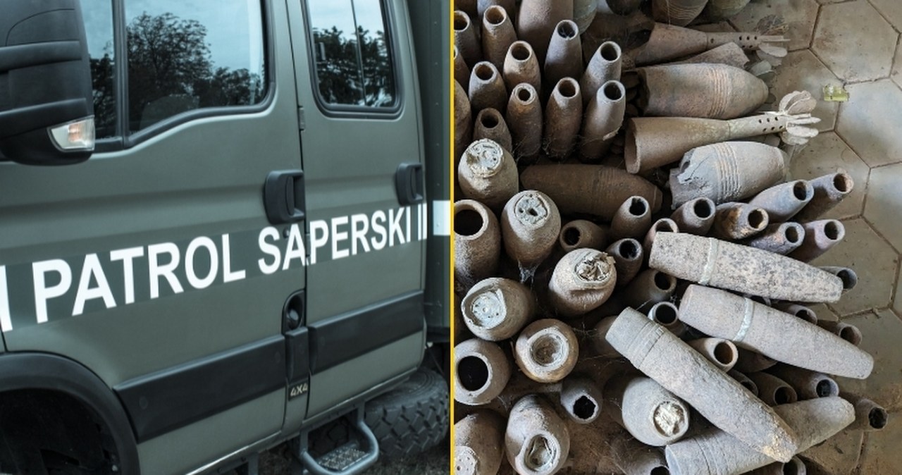 Wojenny arsenał zabezpieczony. Natknął się na niego grzybiarz