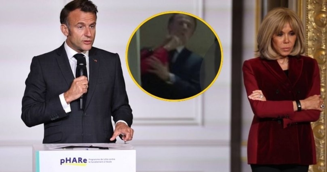 Macron uderzony przez żonę? Szokujące nagranie robi furorę w sieci