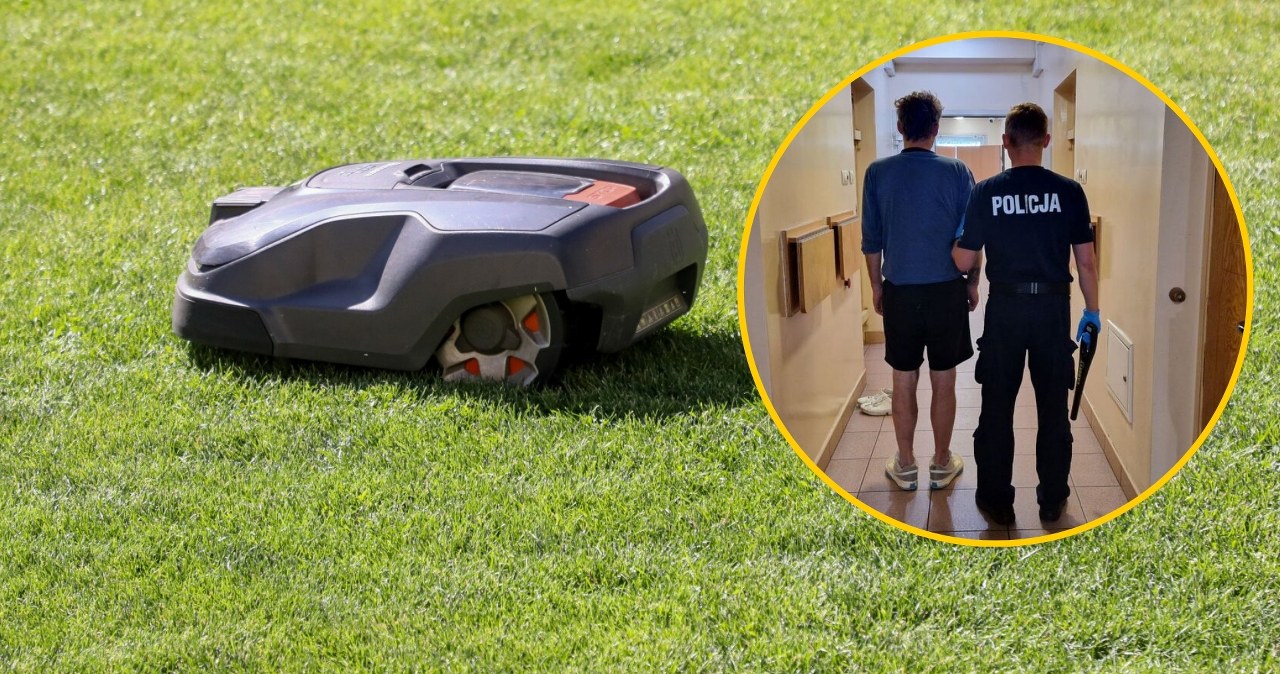 ​Obcokrajowiec próbował się włamać. Przestraszył go robot koszący