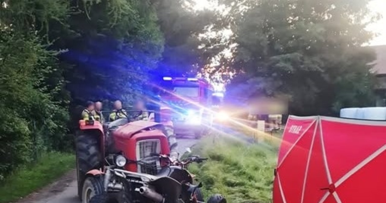 ​Quad zderzył się czołowo z  traktorem. 31-latek nie żyje