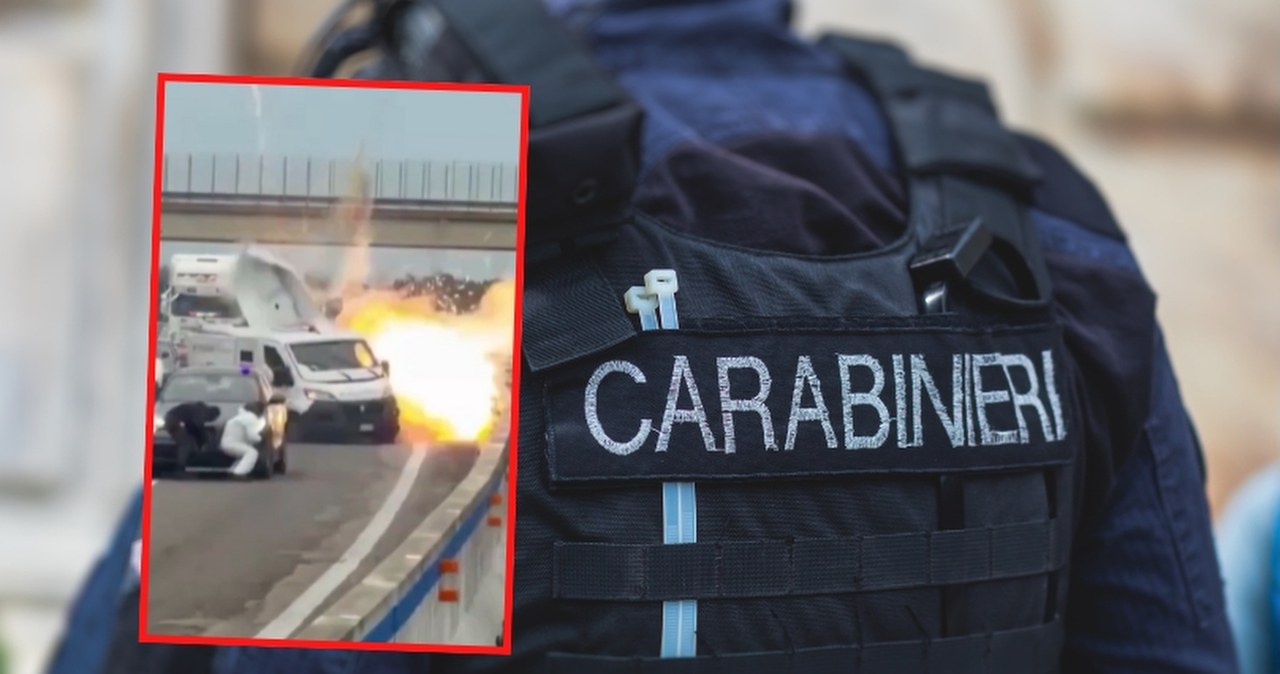 Gangsterski napad na południu Europy. Wysadzili furgon z pieniędzmi