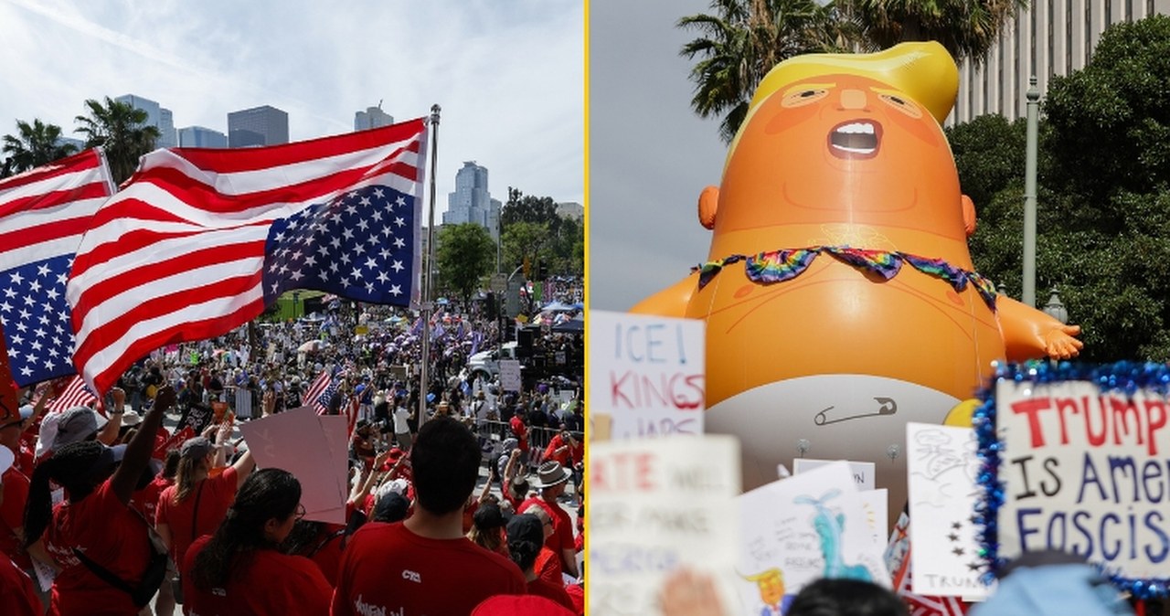 ​Miliony Amerykanów na ulicach. Masowe protesty przeciwko Donaldowi Trumpowi