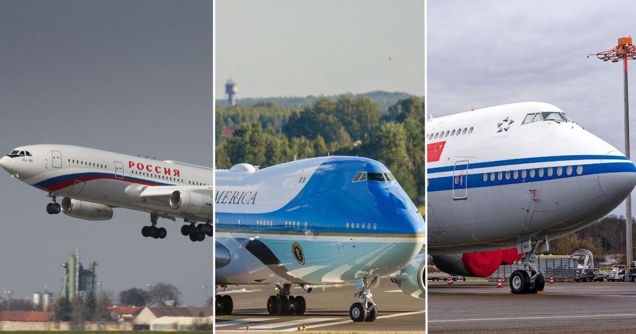 Złote wnętrza i rakietowe pułapki. Czym latają Putin, Trump i Xi Jinping?