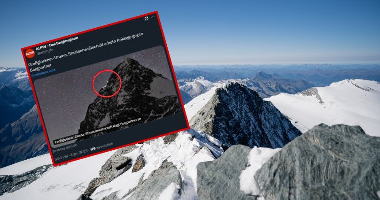 Zostawił partnerkę na najwyższym szczycie Austrii, zamarzła. 36-latek odpowie przed sądem