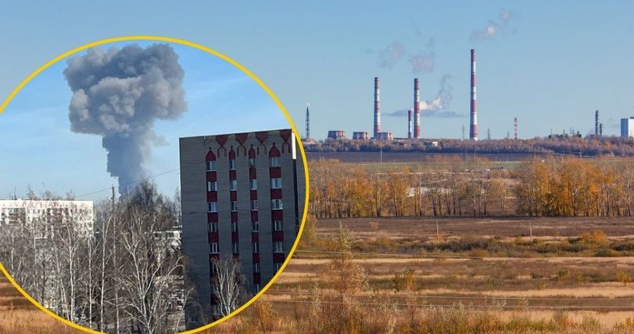 Pożar w rosyjskim gigancie petrochemicznym