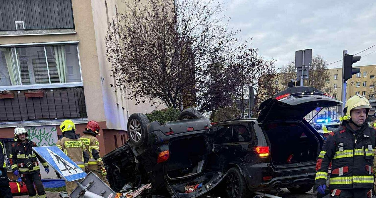 Groźny wypadek w Pruszkowie. 9 osób rannych, w tym dzieci