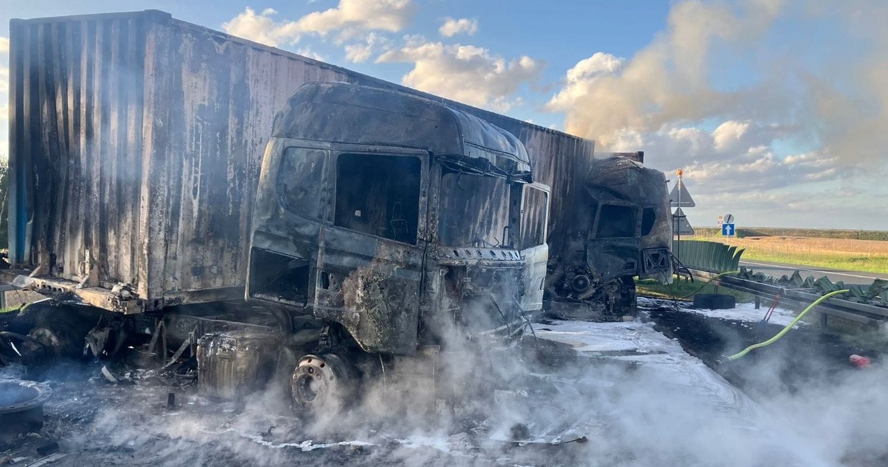 Płomienie i śmierć na A1. Koszmarny wypadek pod Pelplinem