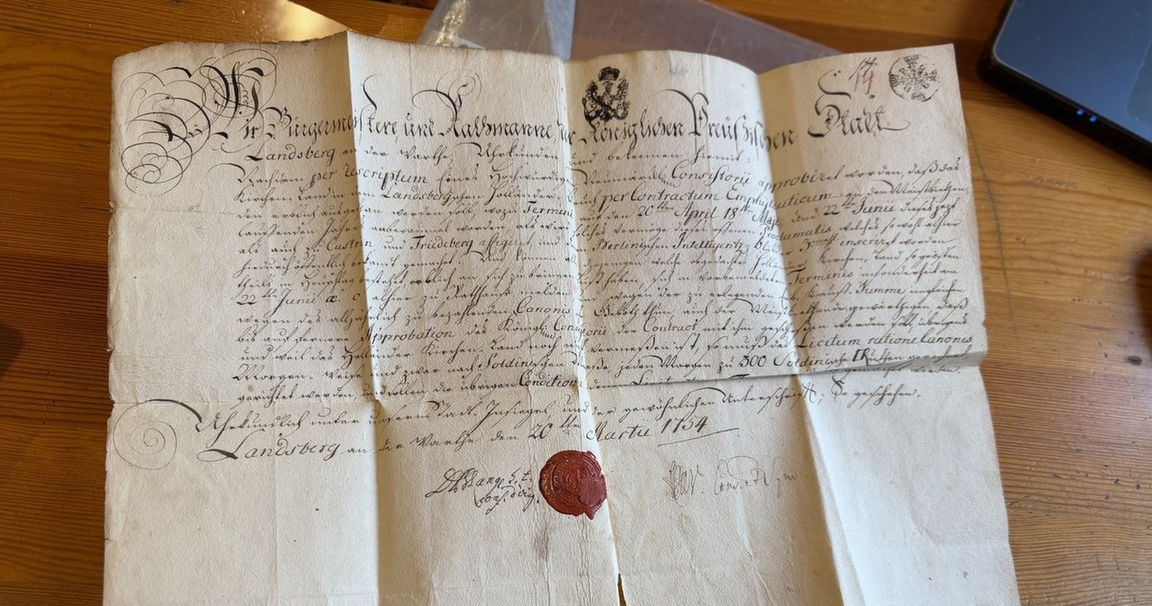 Zaginiony dokument sprzed 270 lat odnaleziony