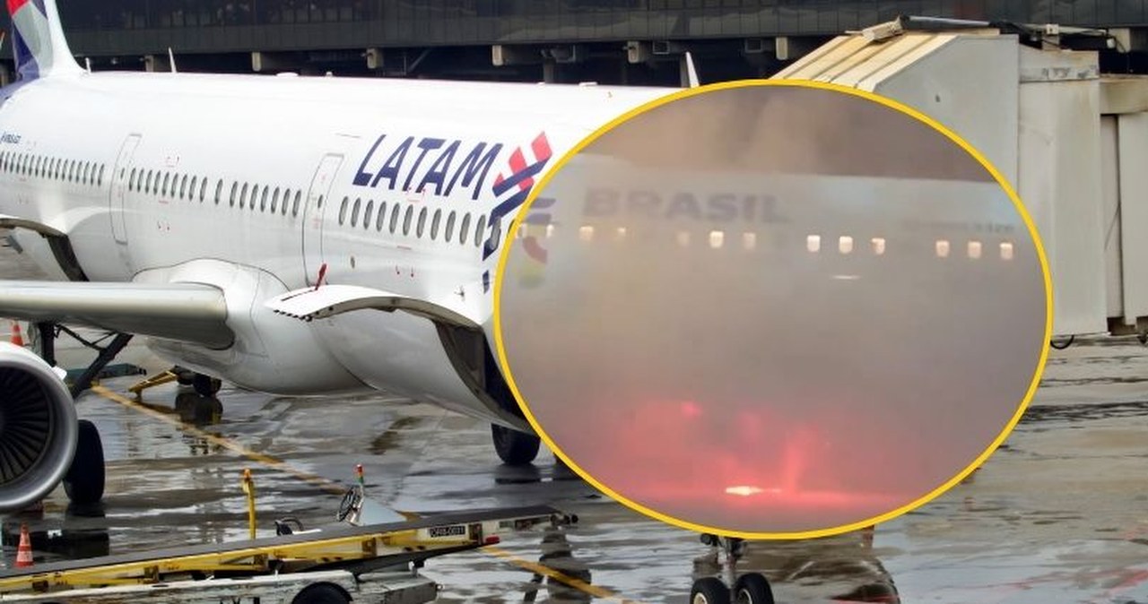 Nagle pojawił się ogień. 180 osób na pokładzie samolotu