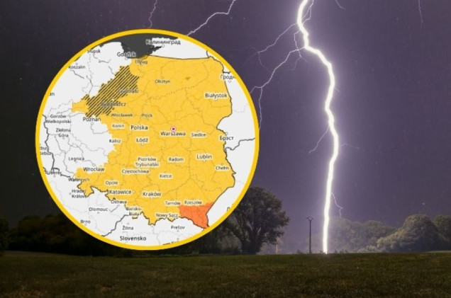 Silne burze i grad nad Polską. Sprawdź nowe alerty IMGW i ostrzeżenia RCB
