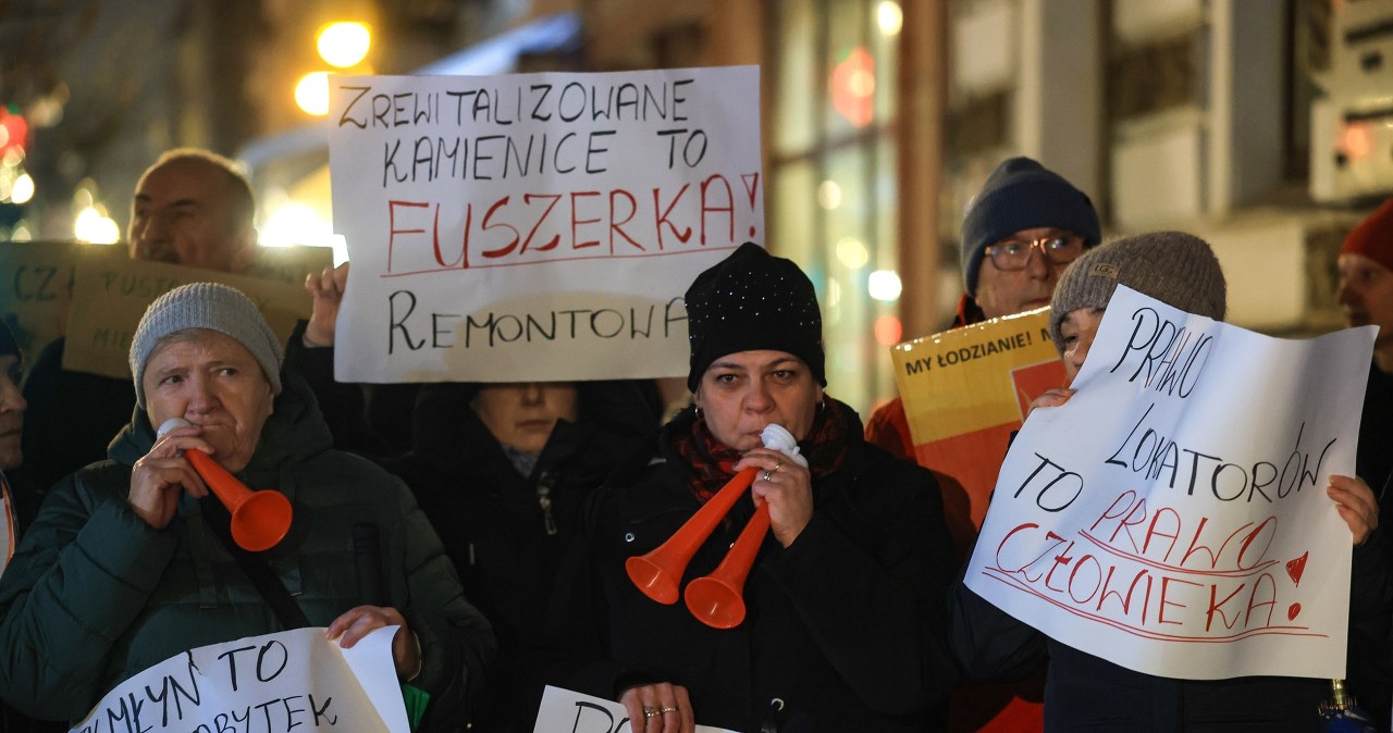 "Dość mieszkania w ruderach". Łodzianie ostro przeciwko podwyżkom czynszów