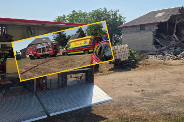 Wybuch w budynku w Wielkopolsce. Kobieta wyciągnięta spod gruzów