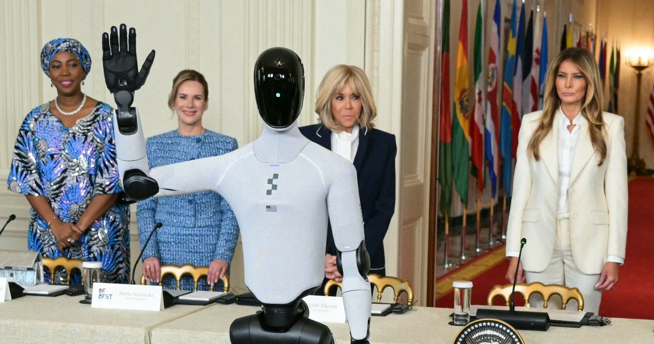 Waszyngton: Melania Trump weszła z robotem. Marta Nawrocka z apelem