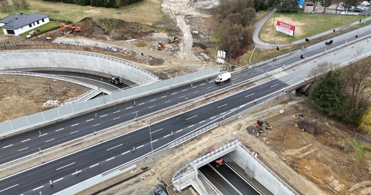 Zmiany na zakopiance - nowy węzeł i tunel. Mieszkańcy odetchnęli z ulgą