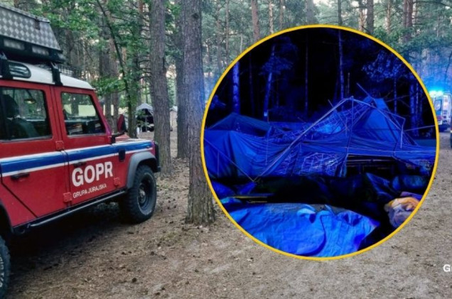Udary cieplne i ewakuacja na Jurze. Siedmioro dzieci trafiło do szpitali