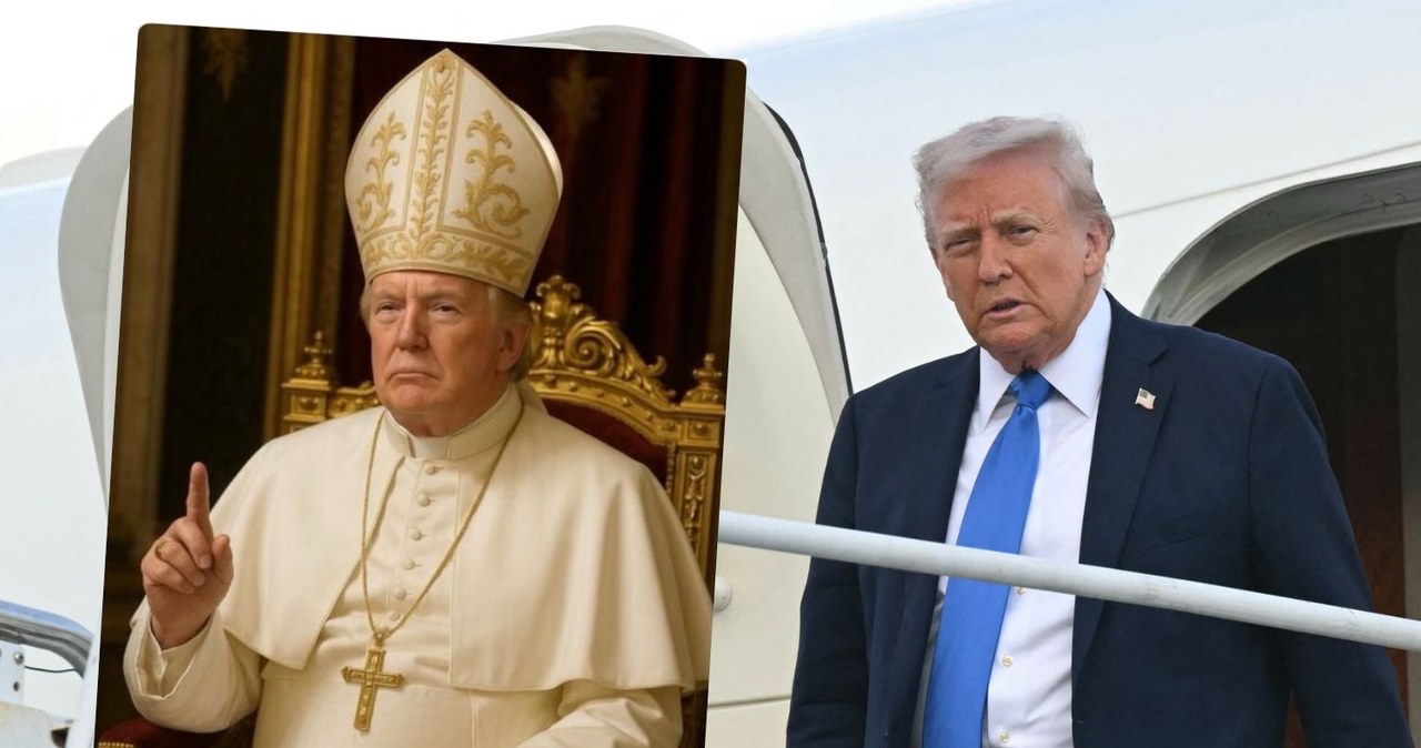 Trump jako papież. Biały Domu publikuje kontrowersyjną grafikę