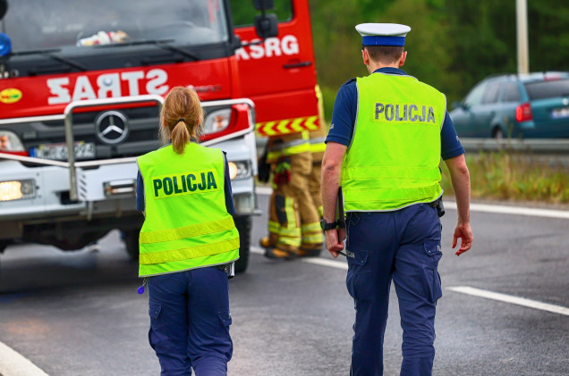 Śmiertelny wypadek na obwodnicy Krakowa. Kierowca zginął na miejscu