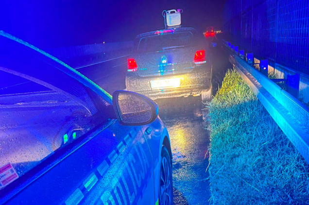 Nie wiedział jak znalazł się w Polsce, zabrakło mu paliwa. Zaskakujący finał interwencji na S11