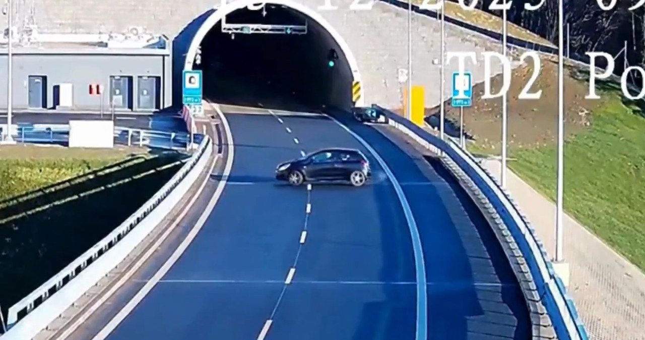 Pod prąd na ekspresówce. "To nie escape room" [NAGRANIE]