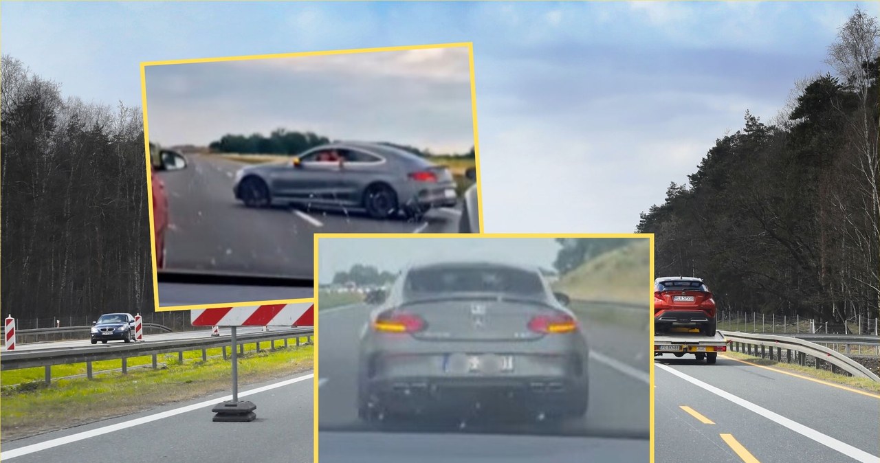 Terroryzował kierowców na A4. Policja apeluje do świadków