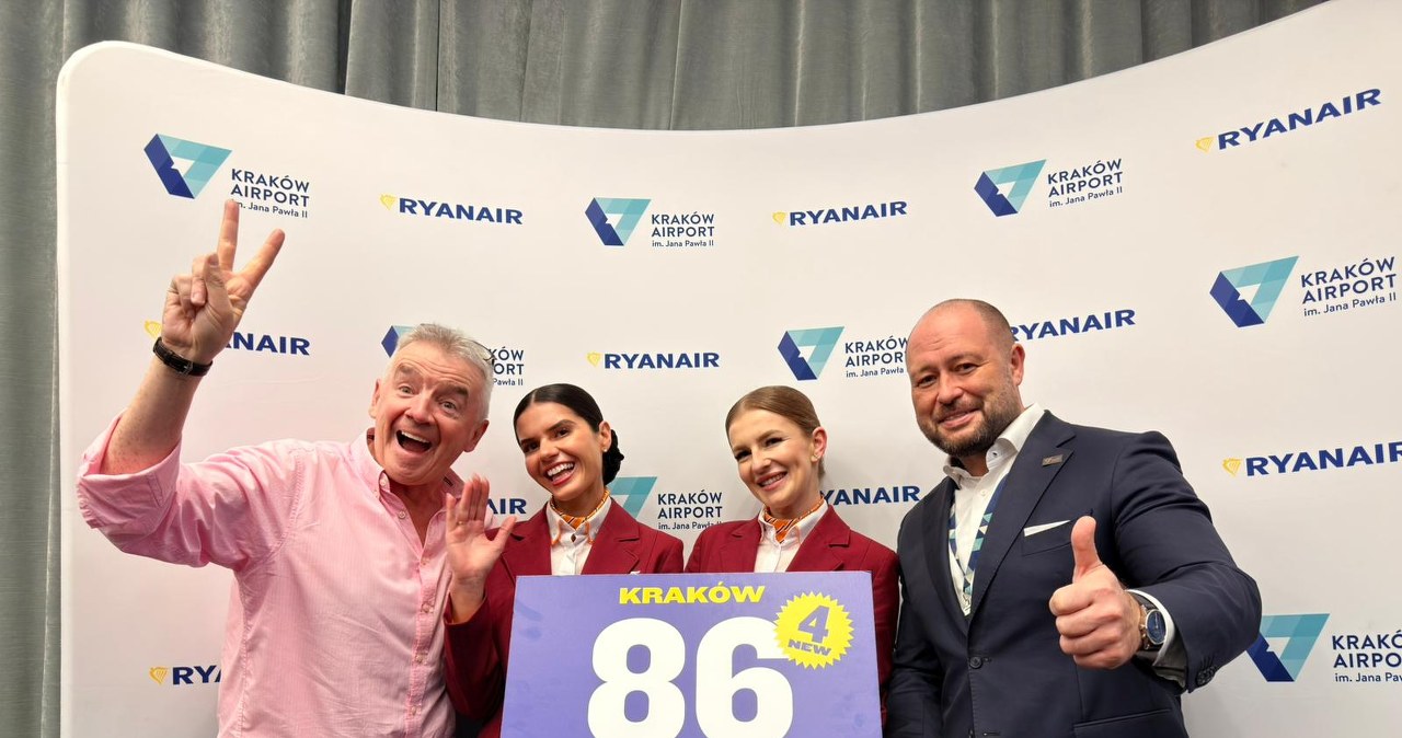 Ryanair ogłasza cztery nowe kierunki z Krakowa. Dokąd polecimy?