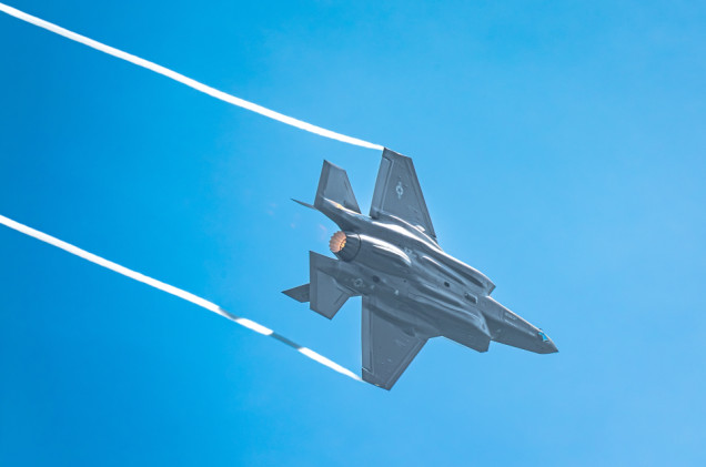 Wypadek z udziałem amerykańskiego myśliwca F-35