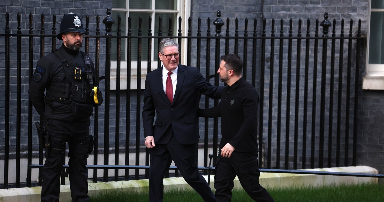 Trwa spotkanie Zełenskiego z premierem Wielkiej Brytanii przy Downing Street
