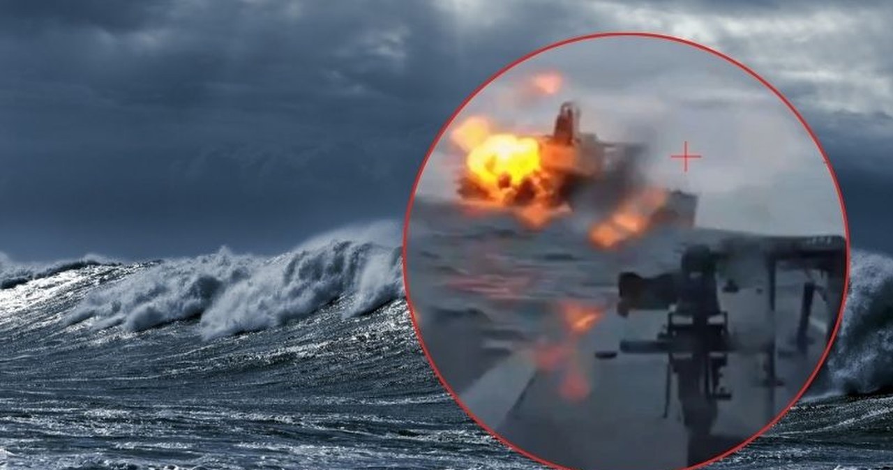 Trafiony niezatopiony. Ukraińcy znowu polują na morzu