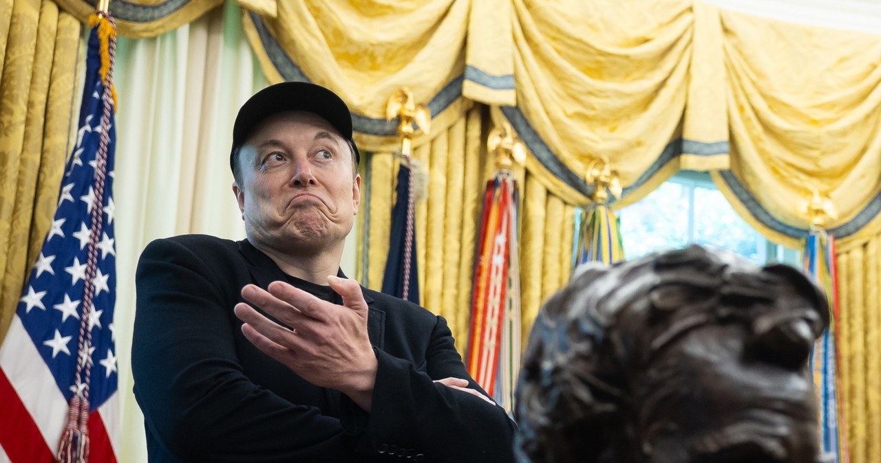 Elon Musk w Białym Domu z podbitym okiem