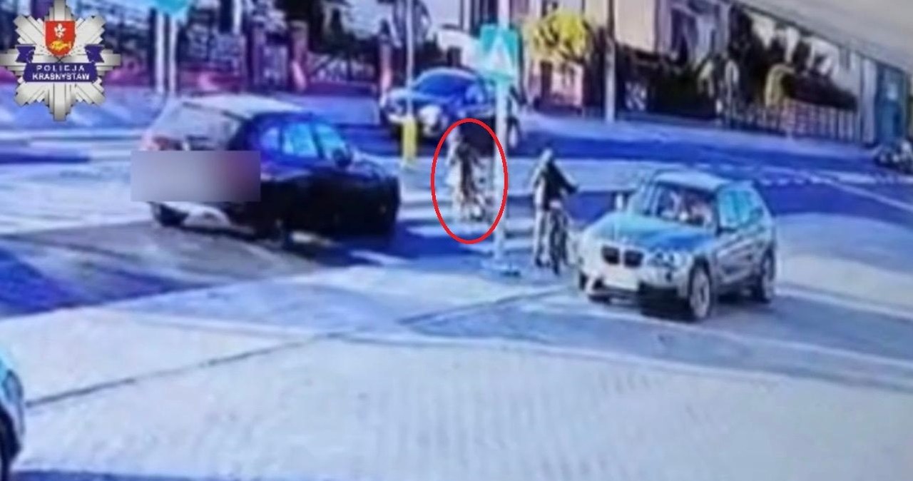 Kierowca BMW potrącił 10-latka na pasach i uciekł. Policja publikuje nagranie