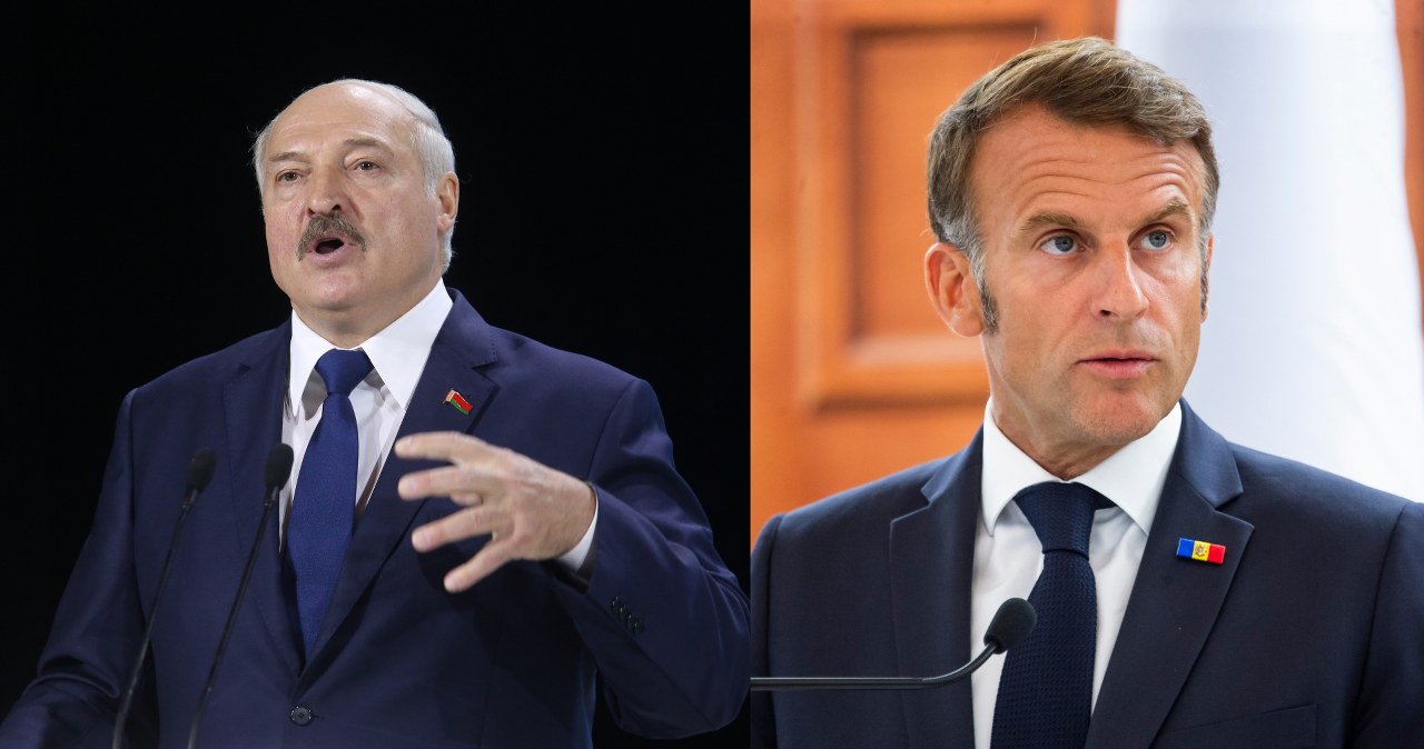 Macron rozmawiał z Łukaszenką. Telefon po długiej przerwie