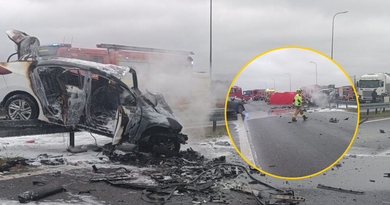 Jechał pod prąd i uderzył w dwa auta. Tragiczny wypadek w Trzebownisku