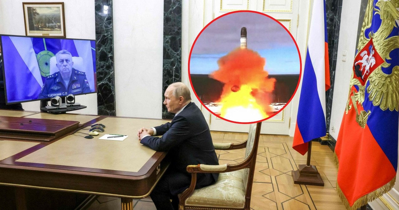 Putin poinformowany o wykonaniu zadania. Rosja wystrzeliła "Sarmata"