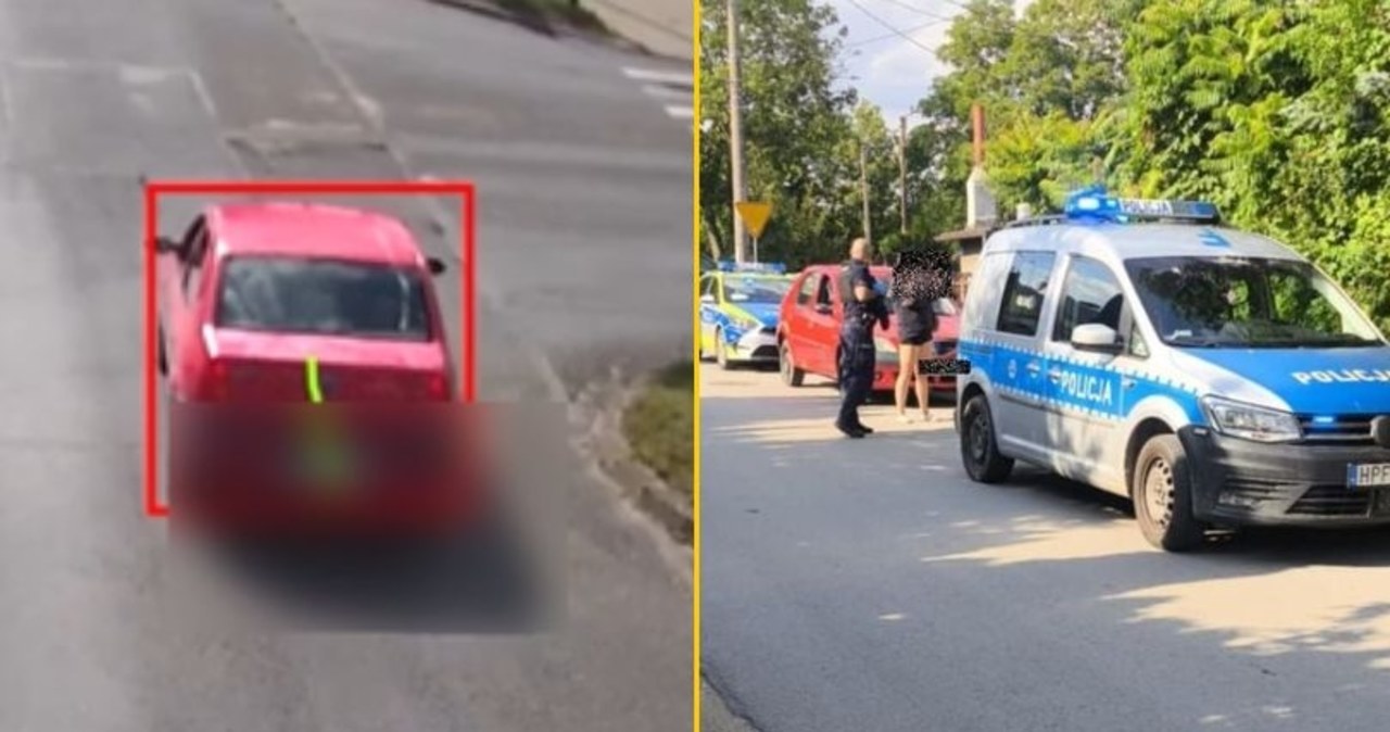 Dwoje za kółkiem i to na podwójnym gazie, czyli slalomem przez Sieradz