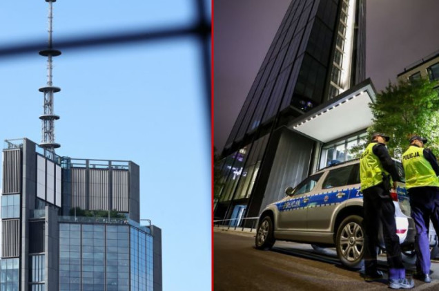 Wspiął się bez zabezpieczeń na najwyższy budynek w Polsce. Warszawska policja postawiona na nogi