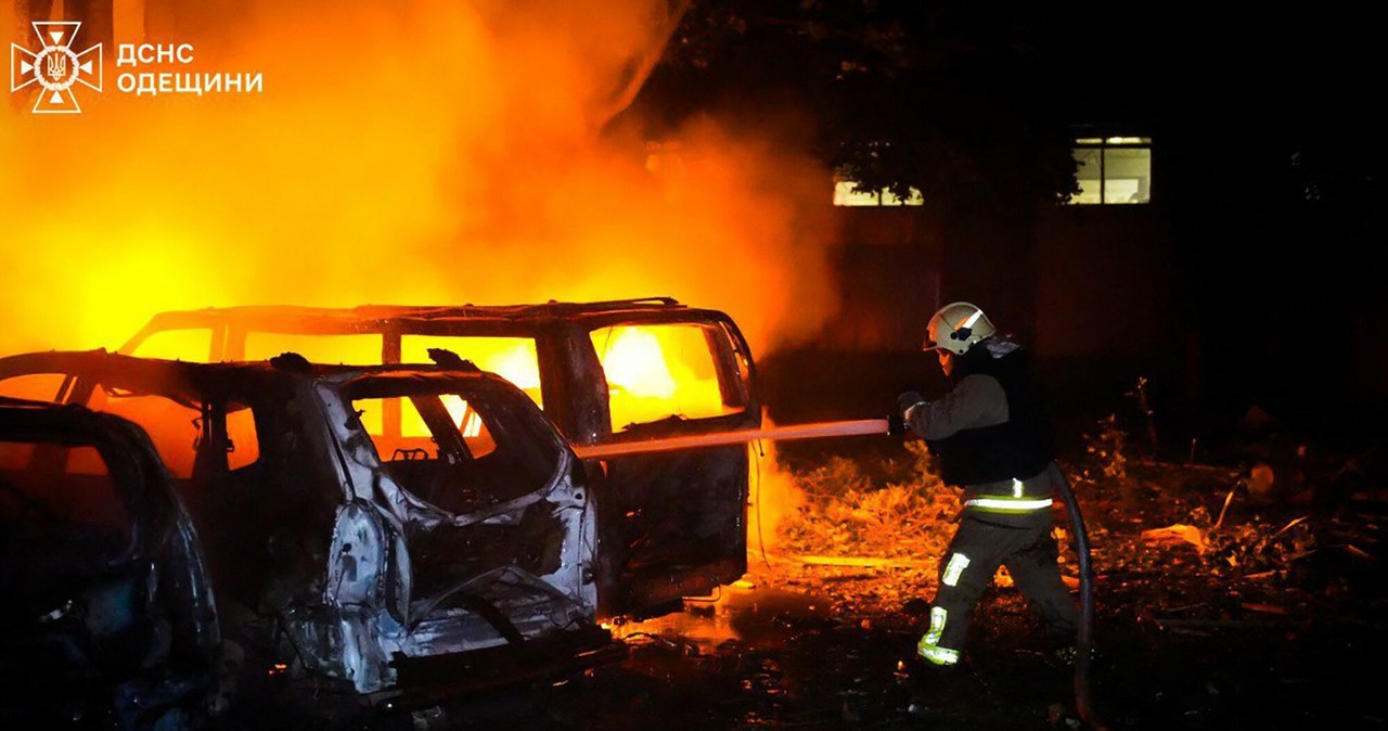 Kijów płonie po rosyjskim ataku. Wiele ofiar, w tym obywatel USA
