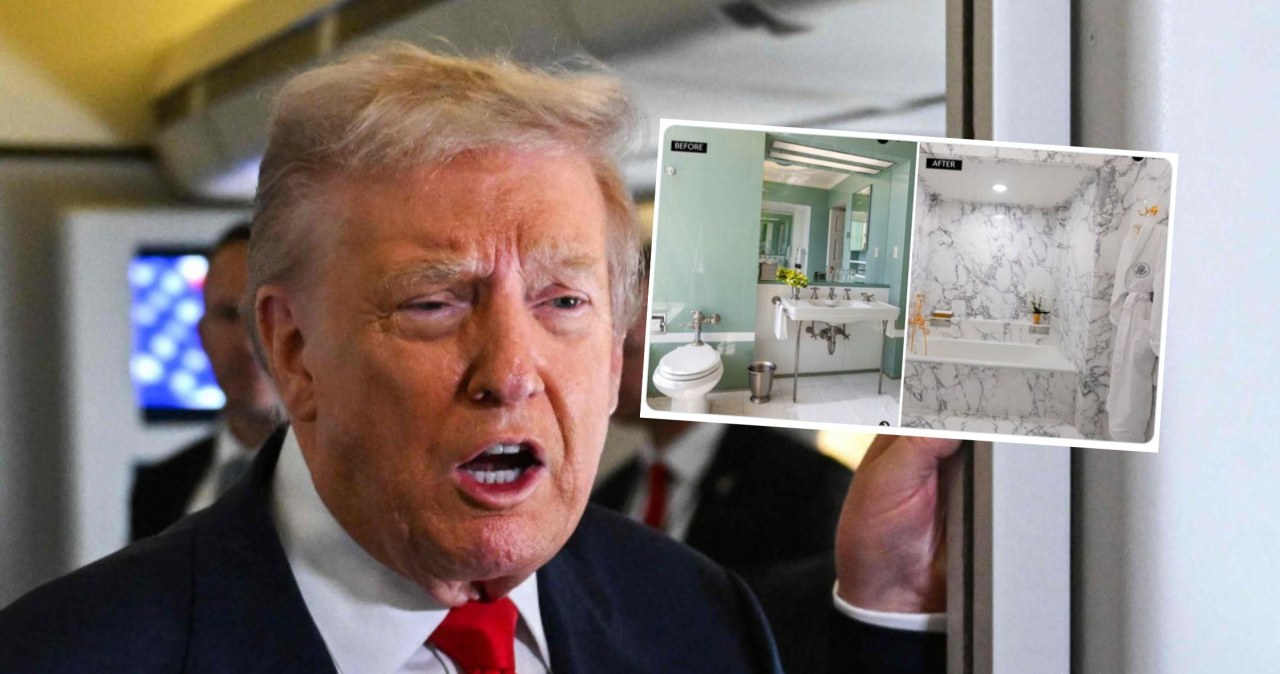 Kontrowersyjna decyzja Trumpa. Pokazał odnowioną "łazienkę Lincolna" w Białym Domu